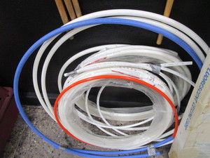 lot 326 image: Pex Tubing, Shop Light, Bulbs