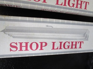 lot 327 image: (3) Shop Lights