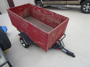lot 2 image: Tilt Bed Utility Trailer 3x5 12
