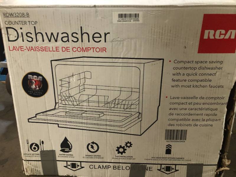 Rca clearance countertop dishwasher