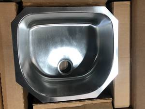lot 3 image: Elkay Lustertone Undermount Stainless Steel 24 in. Rounded Single Bowl Kitchen Sink with 10 in. Bowl Customer Returns See Pictures