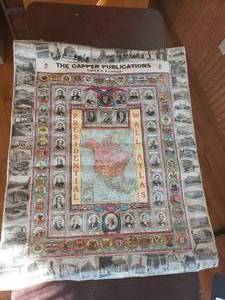 lot 11 image: Capper Publications Presidential Wall Atlas Copyright 1926