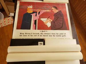 lot 27 image: Lot of 4 Research and Information by Ford Motor Company Wall Hangings