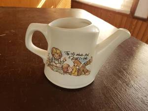 lot 34 image: Small McCoy Pitcher Flower Pot