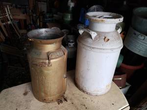 lot 214 image: 2 Cream Cans