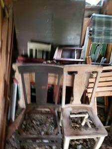 lot 222 image: Vintage Wood Furniture Items