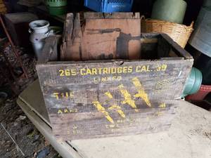 lot 231 image: 50 Caliber Wood Box