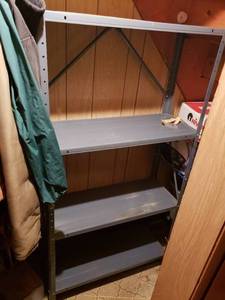 lot 104 image: Metal Shelf Unit