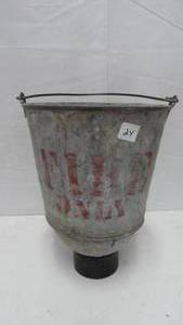 Vintage Galvanized Water Bucket