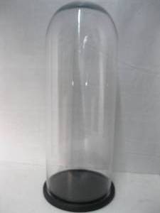 Large Glass Dome with Base