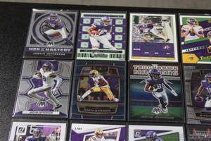 lot 16 image: Justin Jefferson Minnesota Vikings Football Card Lot  20 Cards