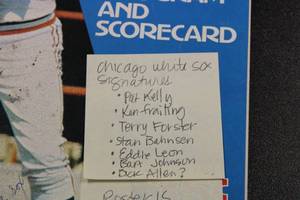 lot 46 image: 1973 Minnesota Twins Program w Autographs