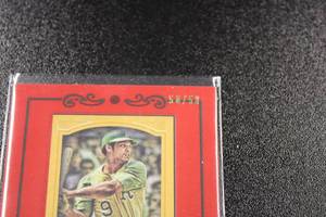 lot 73 image: 2016 Gypsey Queen Framed Jersey Relic Red Reggie Jackson #GMR-RJA 5050  Only 50 Exist