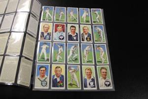 lot 86 image: Vintage 1930s Players Cigarettes Cricket Trading Card Lot  79 Cards