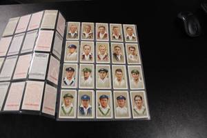 lot 88 image: Vintage 1930s Players Cigarettes & Park Drive Cricket Trading Card Lot  100 Cards