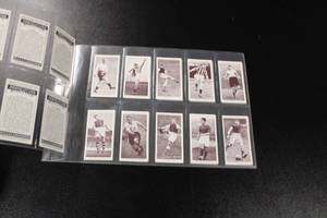 lot 92 image: Vintage 1938 Churchmans Cigarettes Association Footballers Soccer Trading Card Lot  49 Cards