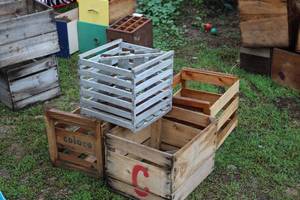 lot 961 image: Lot of (4) Wooden Crates