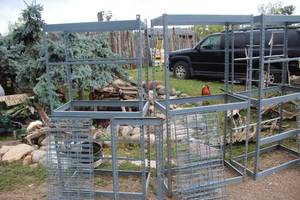 lot 1079 image: Lot of (2) Steel Shelving Units
