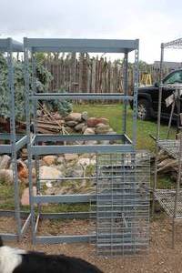 lot 1080 image: Lot of (2) Steel Shelving Units