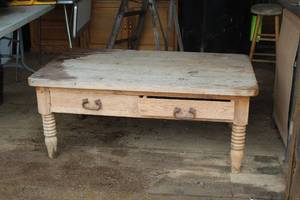 lot 1097 image: WoodPine Coffee Table 2-drawer