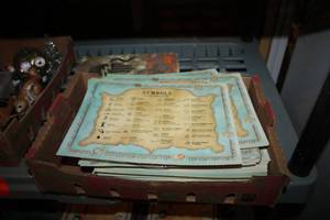 lot 1921 image: Lot of (1 Box) Symbols of the Indian Nation Post Cards Retail Stock 8-12x11