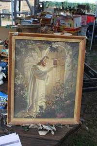 lot 1927 image: Print - Jesus , Framed