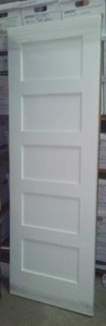 lot 53 image: Slab Door (2). 5 Panel Door. 24