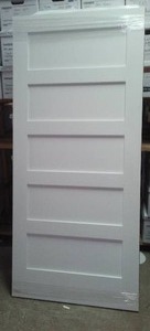 lot 54 image: Slab Door (2). 5 Panel Door. 30