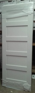 lot 58 image: Slab Door (2).  5 Panel Door. 30