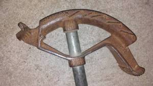 lot 91 image: 34 in. Pipe Bender. Newer Head