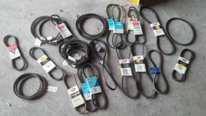lot 217 image: V Belts Mostly New Variety.