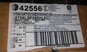 lot 232 image: T-8 Fluorescent Bulbs (box ct. 32)