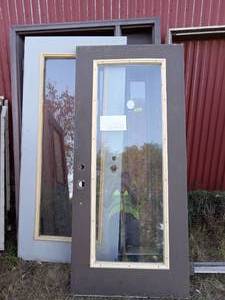 lot 103 image: Exterior Doors With Side Windows (2)