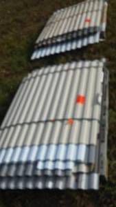 lot 160 image: Short Stacks of Metal Siding (2pallets).