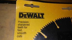 lot 260 image: DeWalt Circular Saw Blade 7 14.