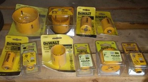 lot 267 image: DeWalt Hole Saws (10 Pcs).
