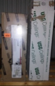 lot 277 image: Radar Basic and USG Celling Tiles.