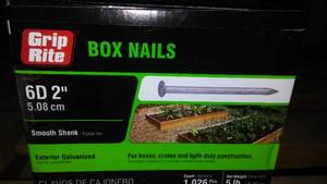lot 281A image: Grip Rite Box Nails (3 boxes).