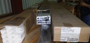 lot 414 image: Door frame kit & more