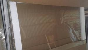 lot 475 image: Tempered Clear  Sheet Of Glass. 60 x 31.5