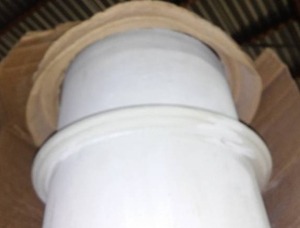 lot 504 image: Round Pillar.  Resin composition  8 Feet Long.