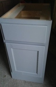lot 419 image: Gray Cabinet Soft Close Drawer.