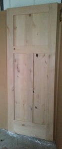 lot 426 image: Heritage Knotty Alder Interior Door.