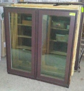 lot 437 image: Used Metal Windows.
