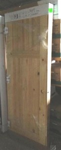 lot 443 image: Bayer Pre- Hung Knotty Alder Interior Door. 30