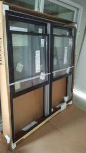 lot 444 image: Andersen Double Hung Window. Double Mulled  63 in. T x 67.5 In. W