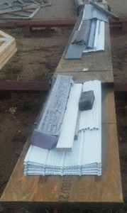 lot 306 image: Roof Vent Soffit Railing Components Beam.