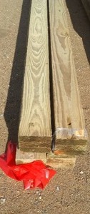 lot 324 image: Beams. 6 x 6 x 30 feet long. Quantity - 4.