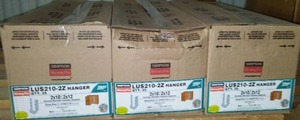 lot 292 image: Simpson joist Hangers 3 boxes
