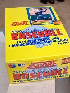 Lot of (1 Box) 1990 Score Baseball Collectors Cards